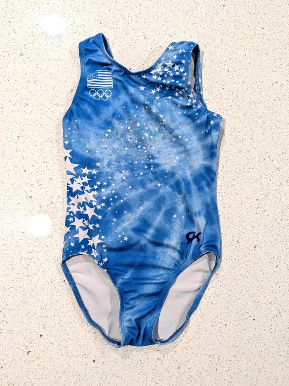 OFFICIAL TEAM USA Competition GK Elite Gymnastics Leotard Medium OLYMPIC REPLICA